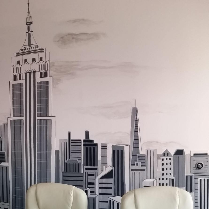 Mural painting office